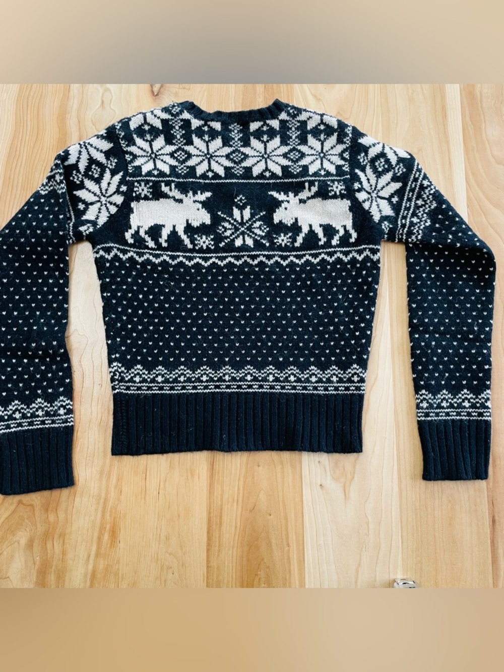 Polo Ralph Lauren Small Nordic Moose Wool Sweater Merino Alpaca Fair Isle - Picture 4 of 7